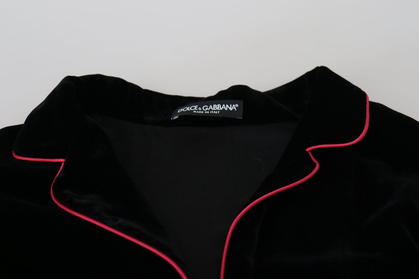 Dolce & Gabbana Black Button Belted Blazer Viscose Women's Jacket