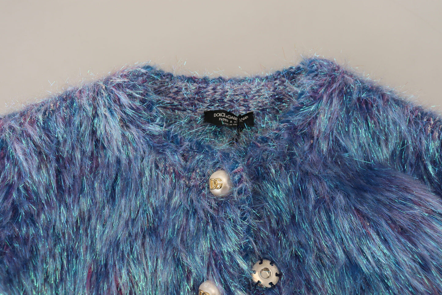 Dolce & Gabbana Multicolor Polyester Fringes Coat Women's Jacket
