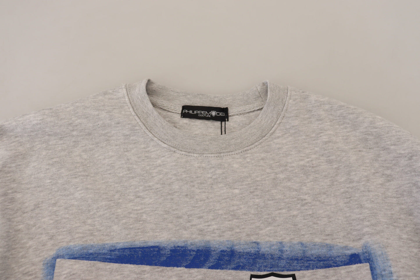 Philippe Model Gray Printed Long Sleeves Pullover Women's Sweater