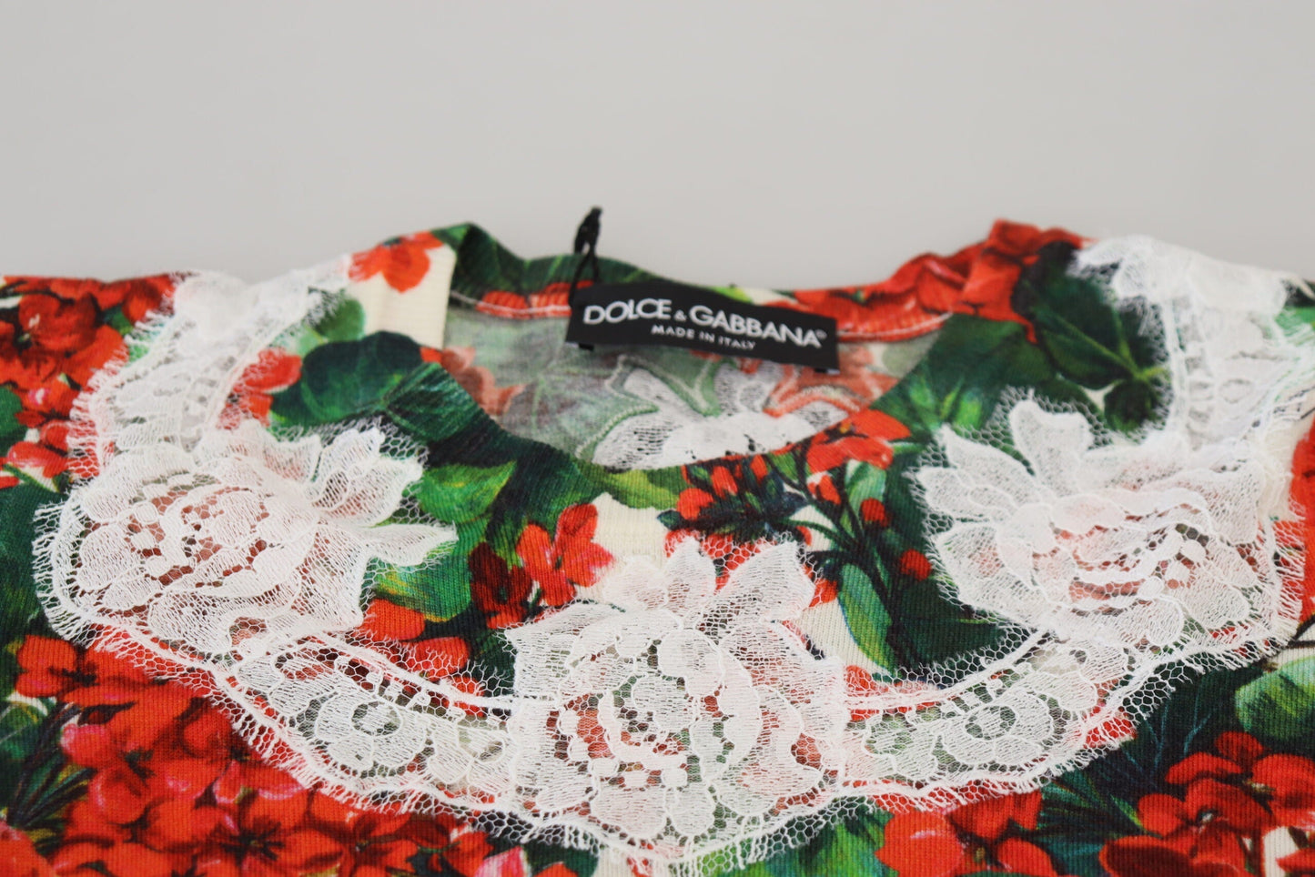 Dolce & Gabbana White Floral Wool Lace Vest Tank Women's Top