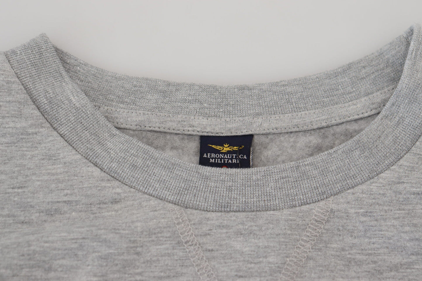 Aeronautica Militare Gray Men Pullover Sweatshirt Men's Sweater