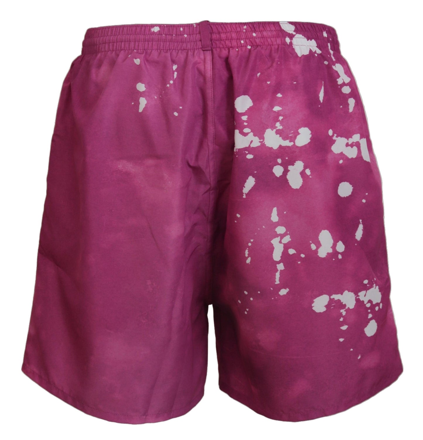 Dsquared�� Pink Tie Dye Logo Men Beachwear Shorts Men's Swimwear