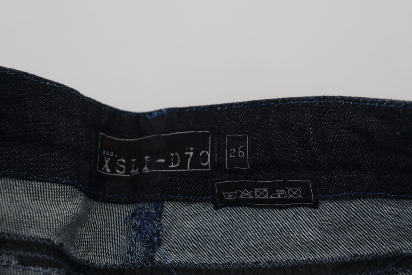 Acht Dark Blue Low Waist Slim Fit Women Denim Women's Jeans