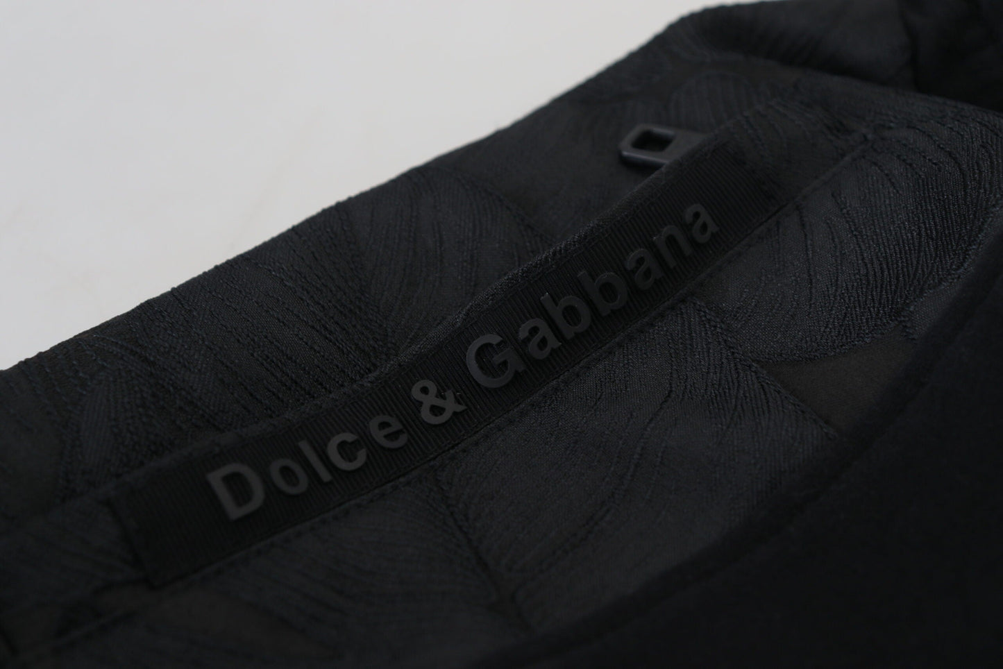Dolce & Gabbana Black Polyester Skinny Jogger Men Men's Pants