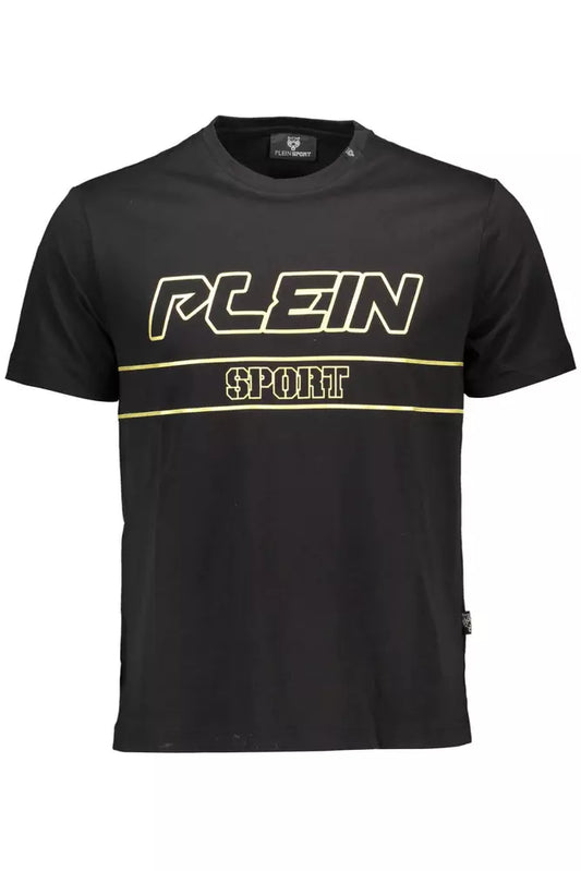 Plein Sport Black Cotton Men's T-Shirt