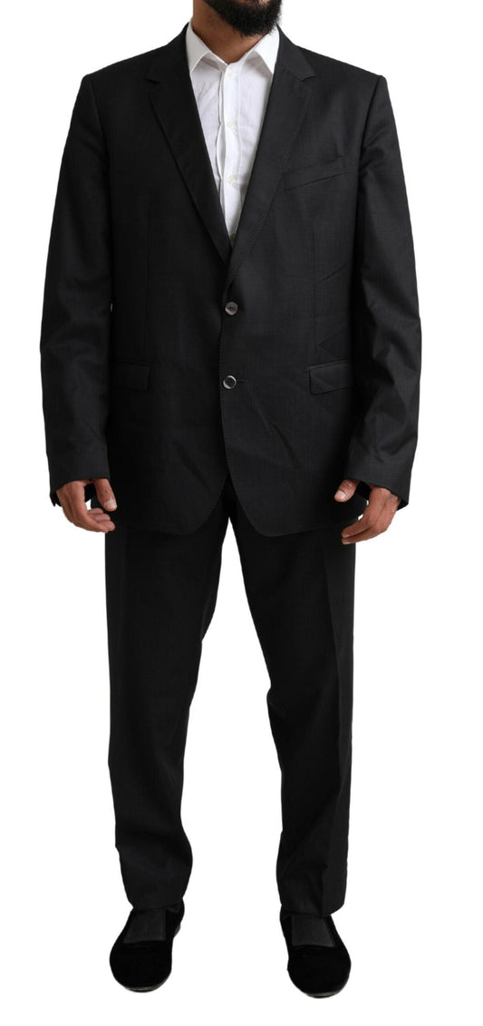 Dolce & Gabbana Black MARTINI Single Breasted 2 Piece Men's Suit