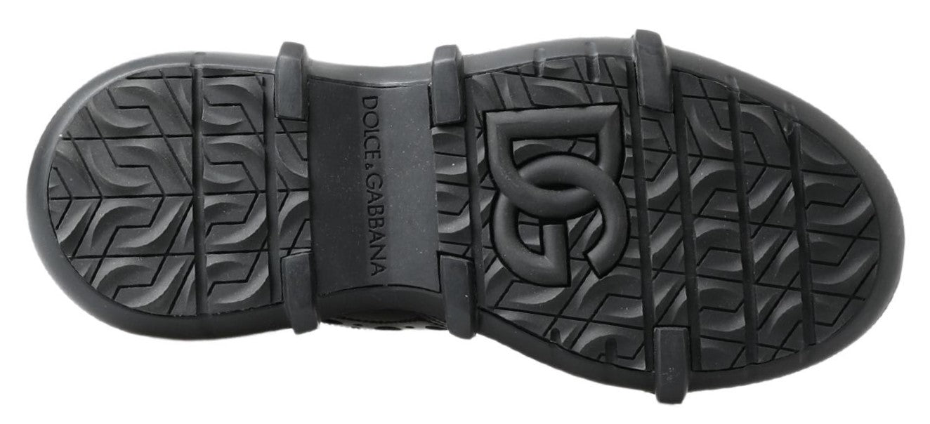 Dolce & Gabbana Black Leather Ankle Casual Men's Boots