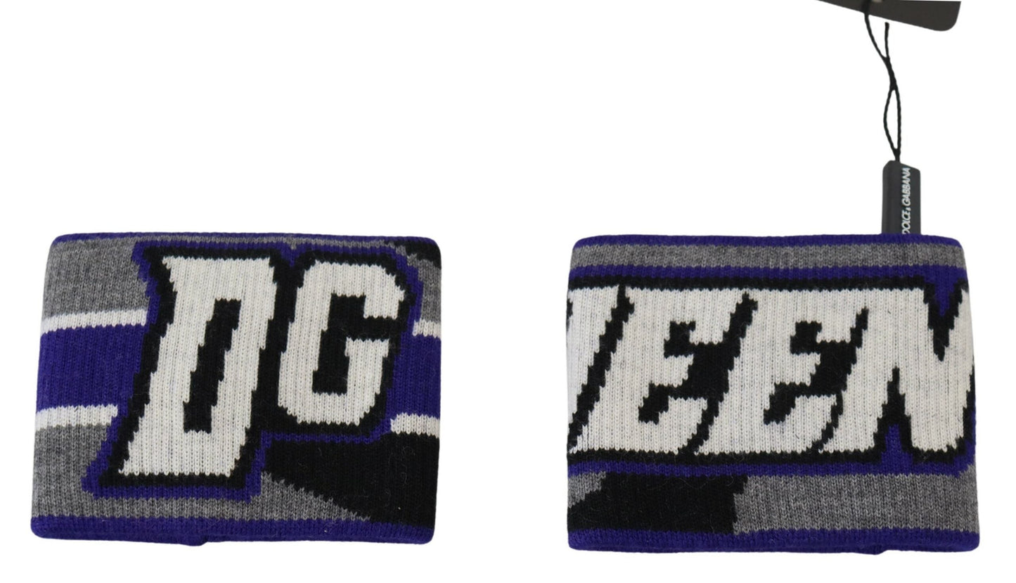Dolce & Gabbana Purple Logo Two Piece Set Men's Wristband