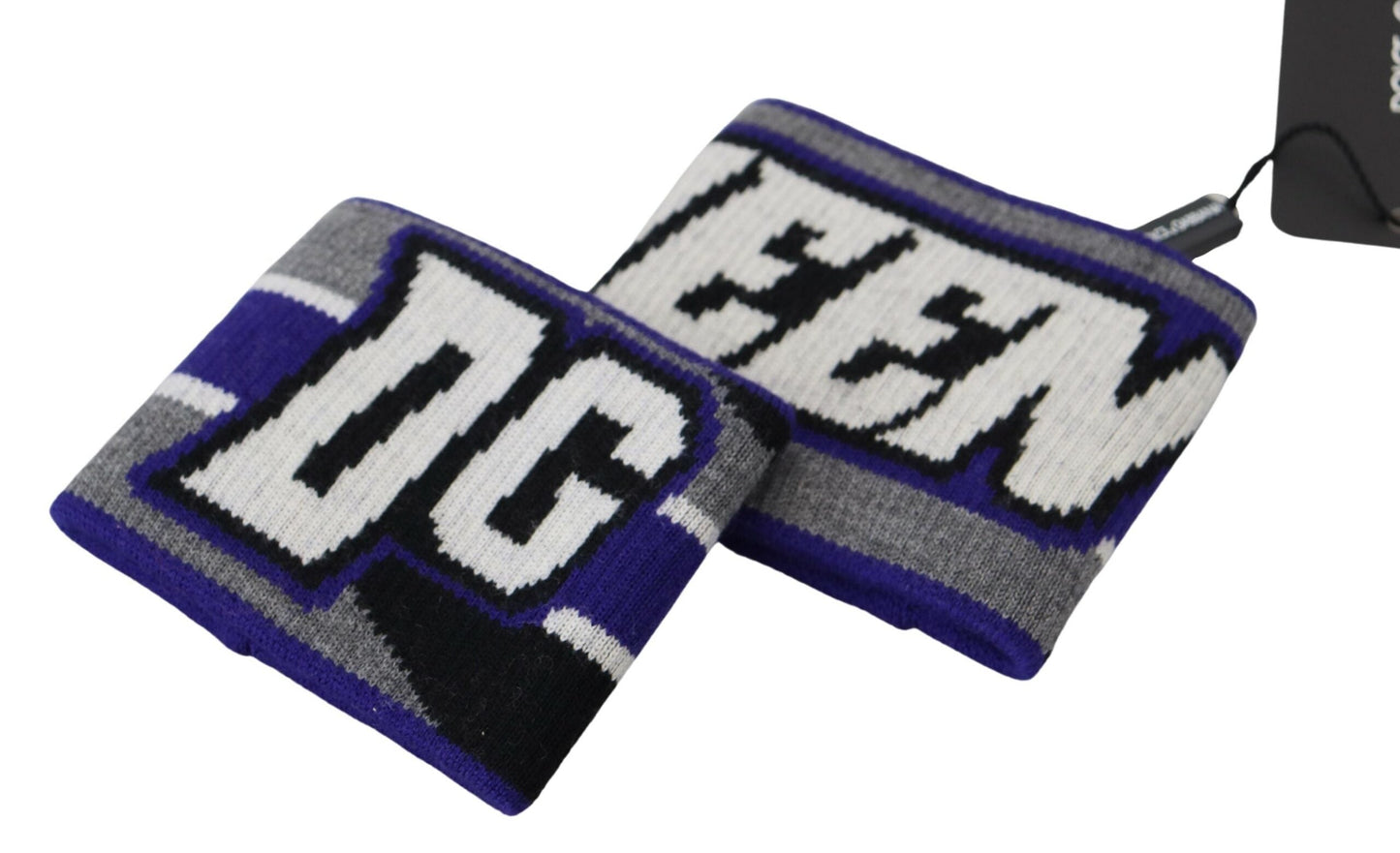 Dolce & Gabbana Purple Logo Two Piece Set Men's Wristband