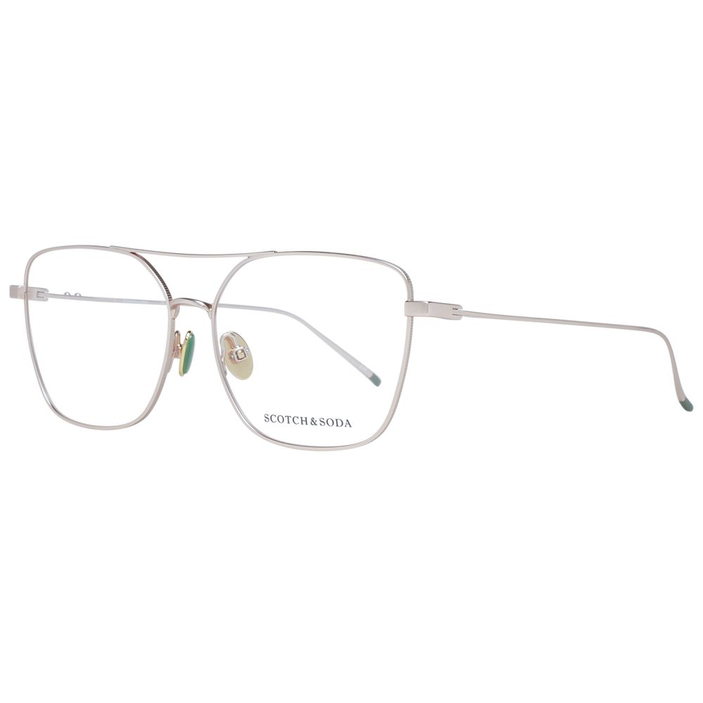 Scotch & Soda Gold Metal Glasses Women's (Frames)