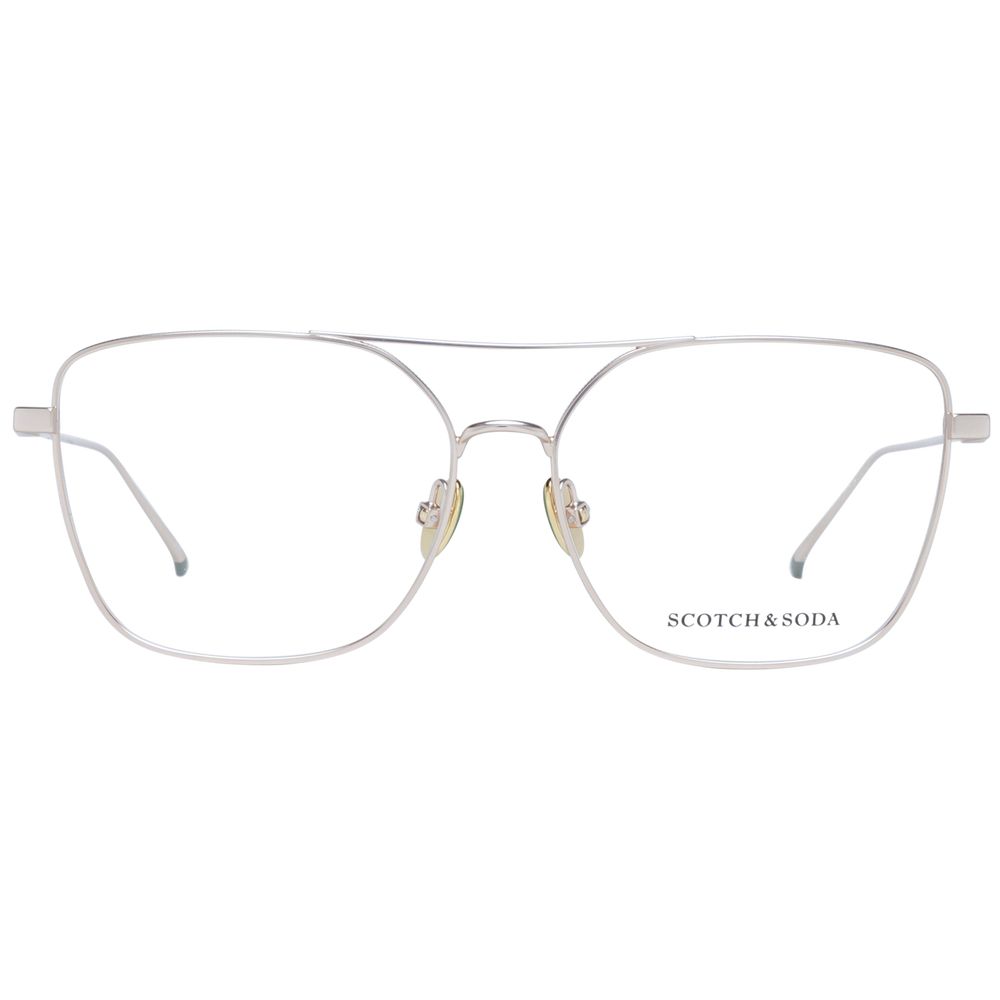 Scotch & Soda Gold Metal Glasses Women's (Frames)