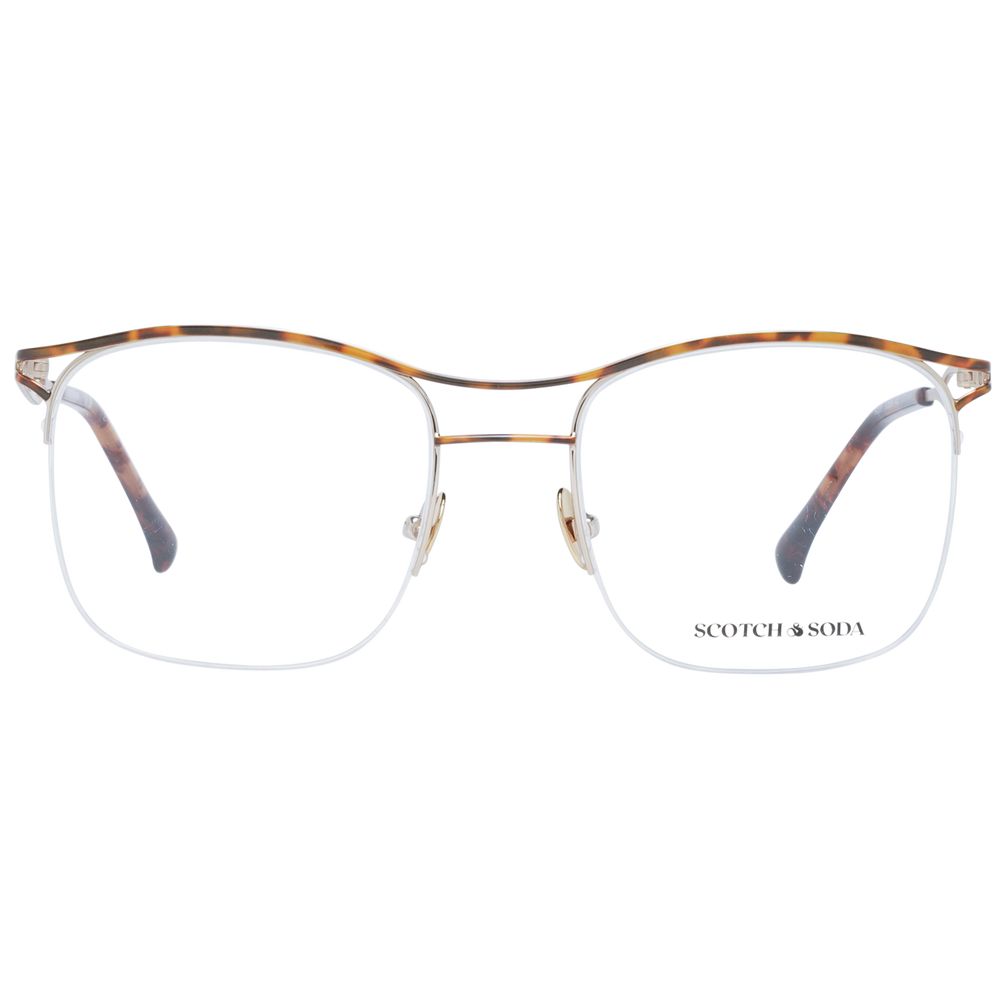Scotch & Soda Brown Stainless Steel Glasses Men's (Frames)