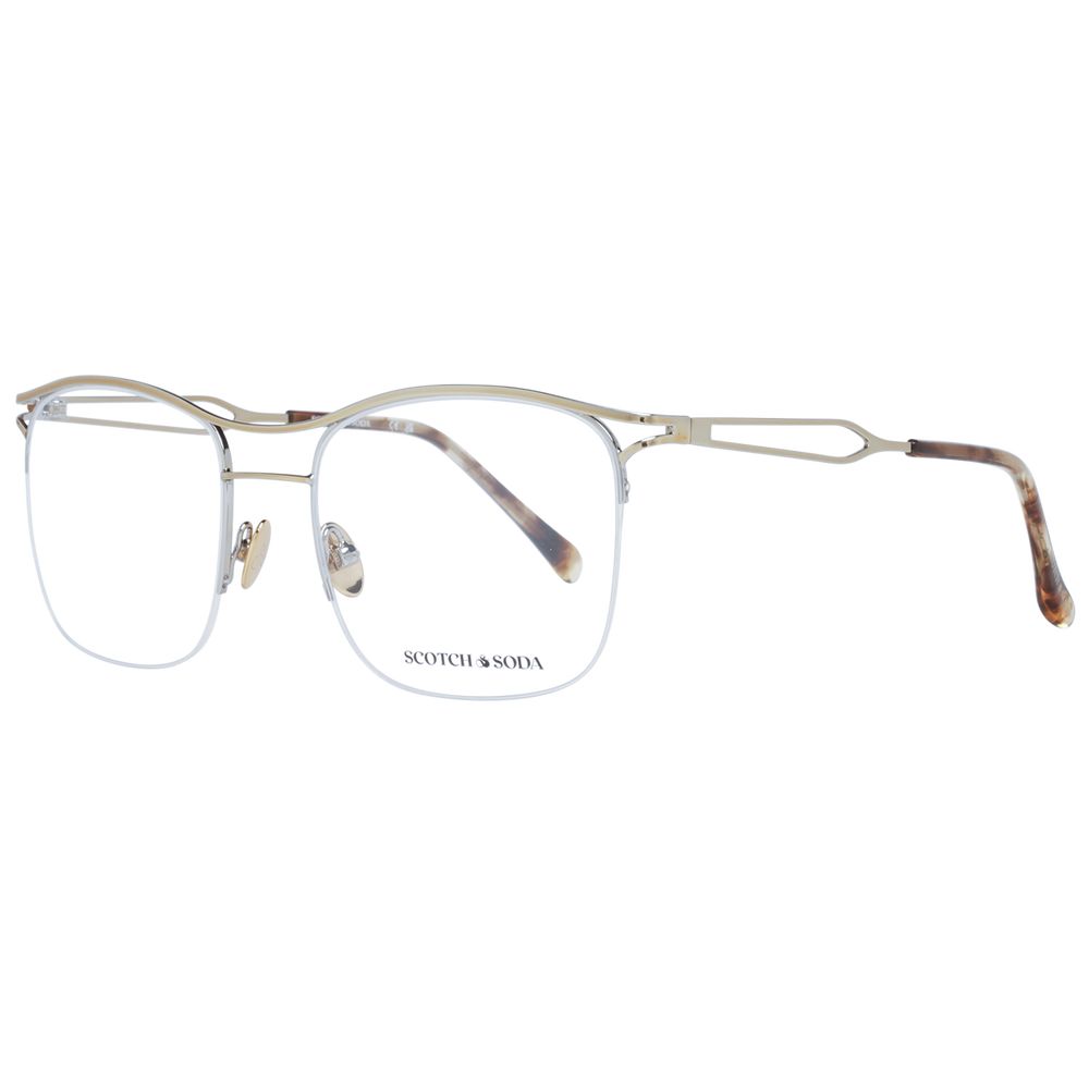 Scotch & Soda Silver Stainless Steel Glasses Men's (Frames)
