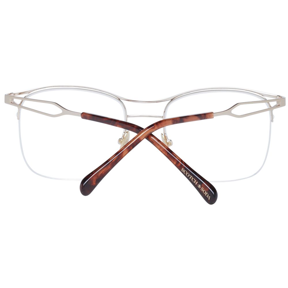 Scotch & Soda Brown Stainless Steel Glasses Men's (Frames)