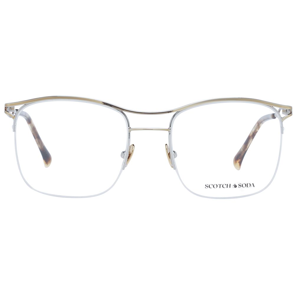 Scotch & Soda Silver Stainless Steel Glasses Men's (Frames)