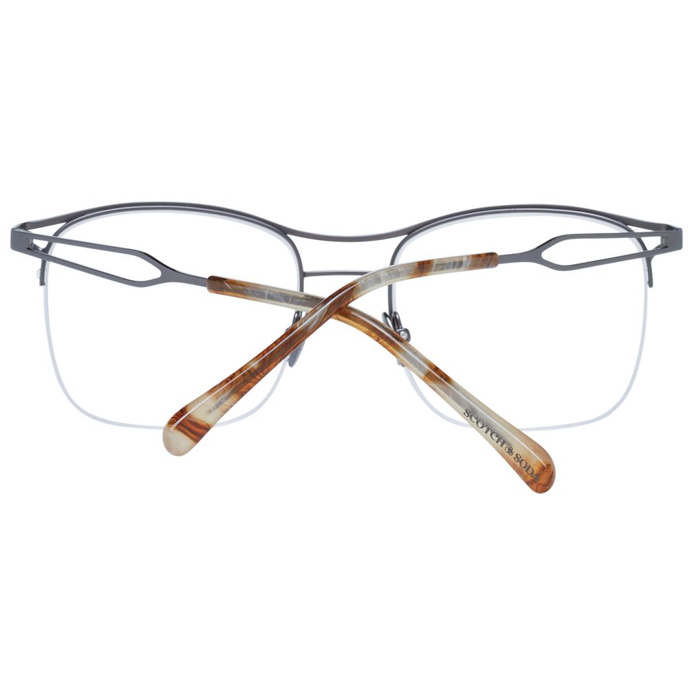 Scotch & Soda Gray Metal Glasses Men's (Frames)