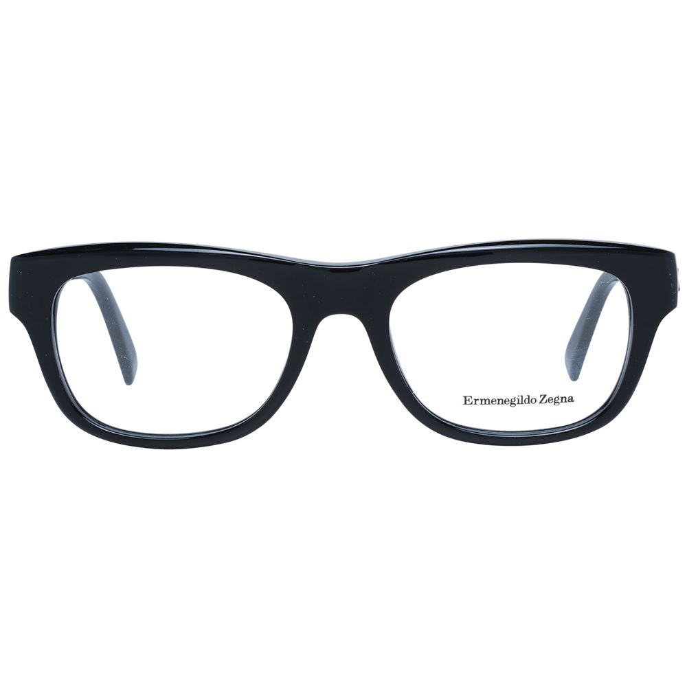 Ermenegildo Zegna Black Plastic Glasses Men's (Frames)