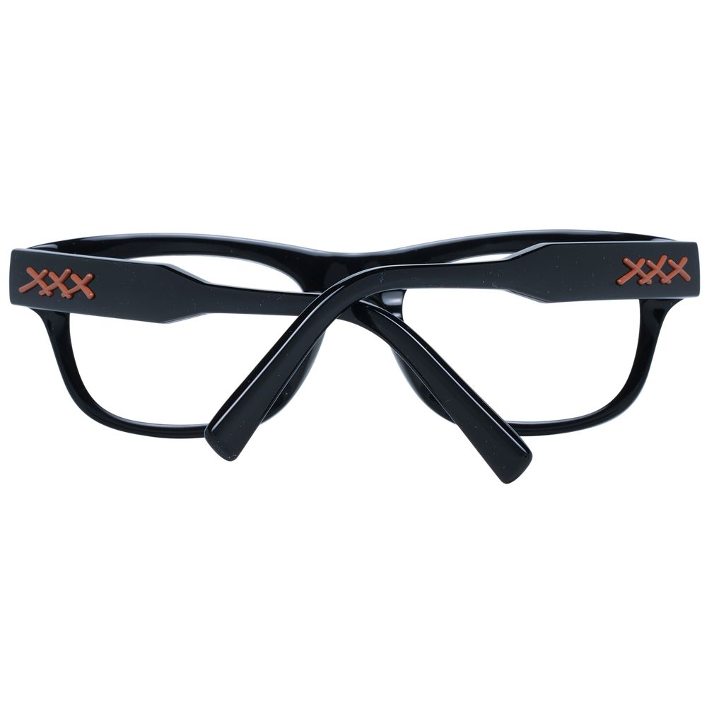 Ermenegildo Zegna Black Plastic Glasses Men's (Frames)