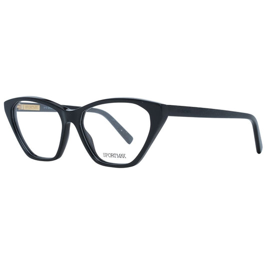 Sportmax Black Acetate Glasses Women's (Frames)
