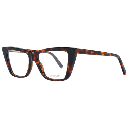 Sportmax Brown Acetate Glasses Women's (Frames)