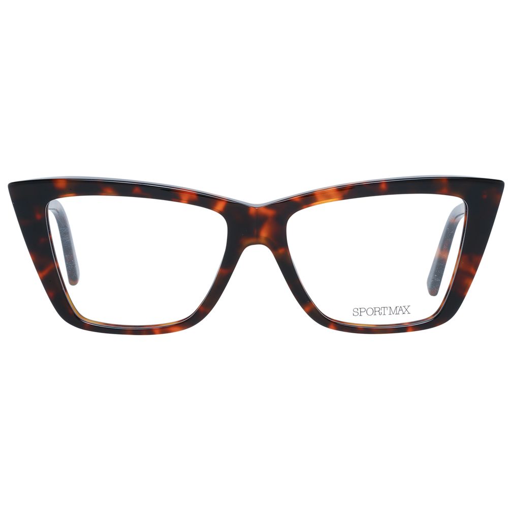 Sportmax Brown Acetate Glasses Women's (Frames)