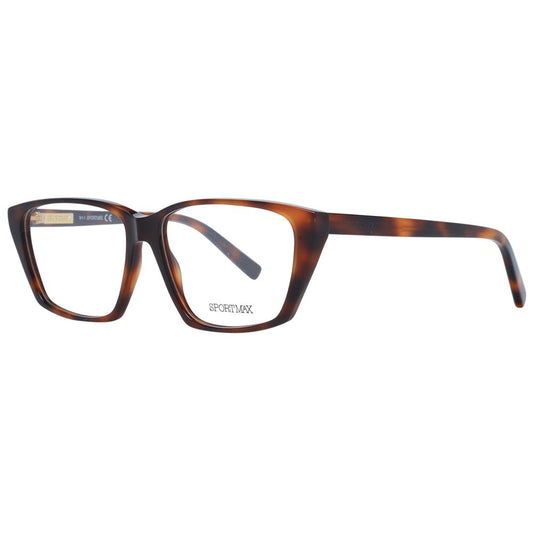 Sportmax Brown Acetate Glasses Women's (Frames)