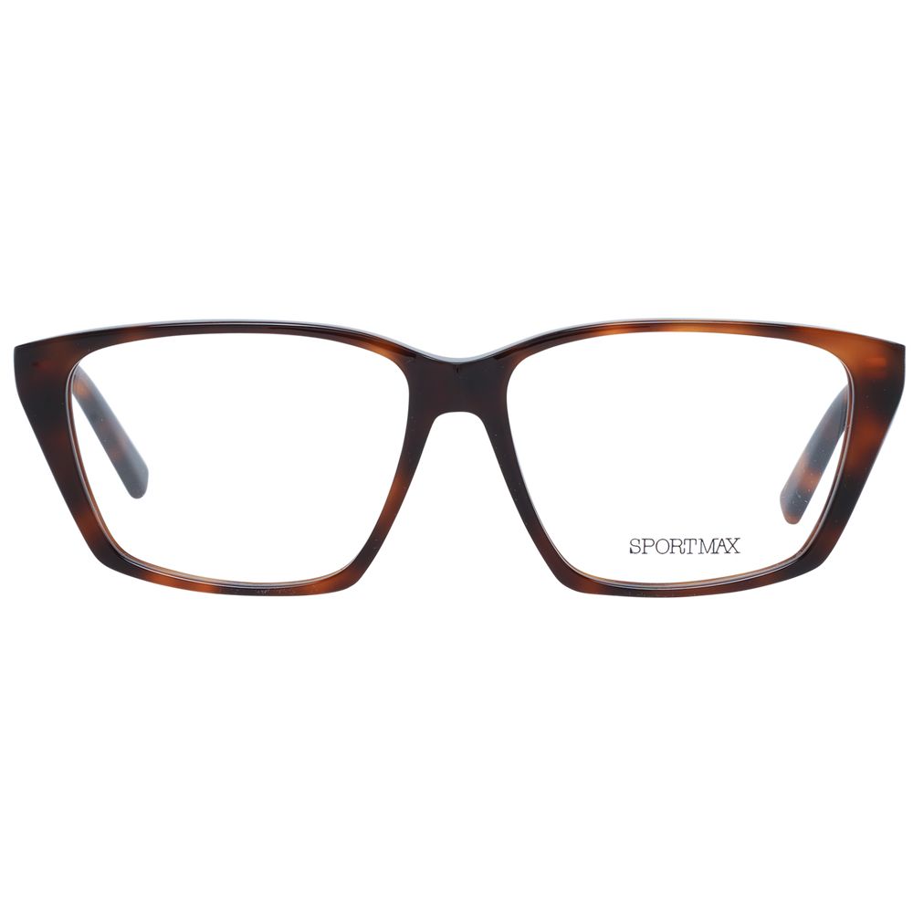 Sportmax Brown Acetate Glasses Women's (Frames)