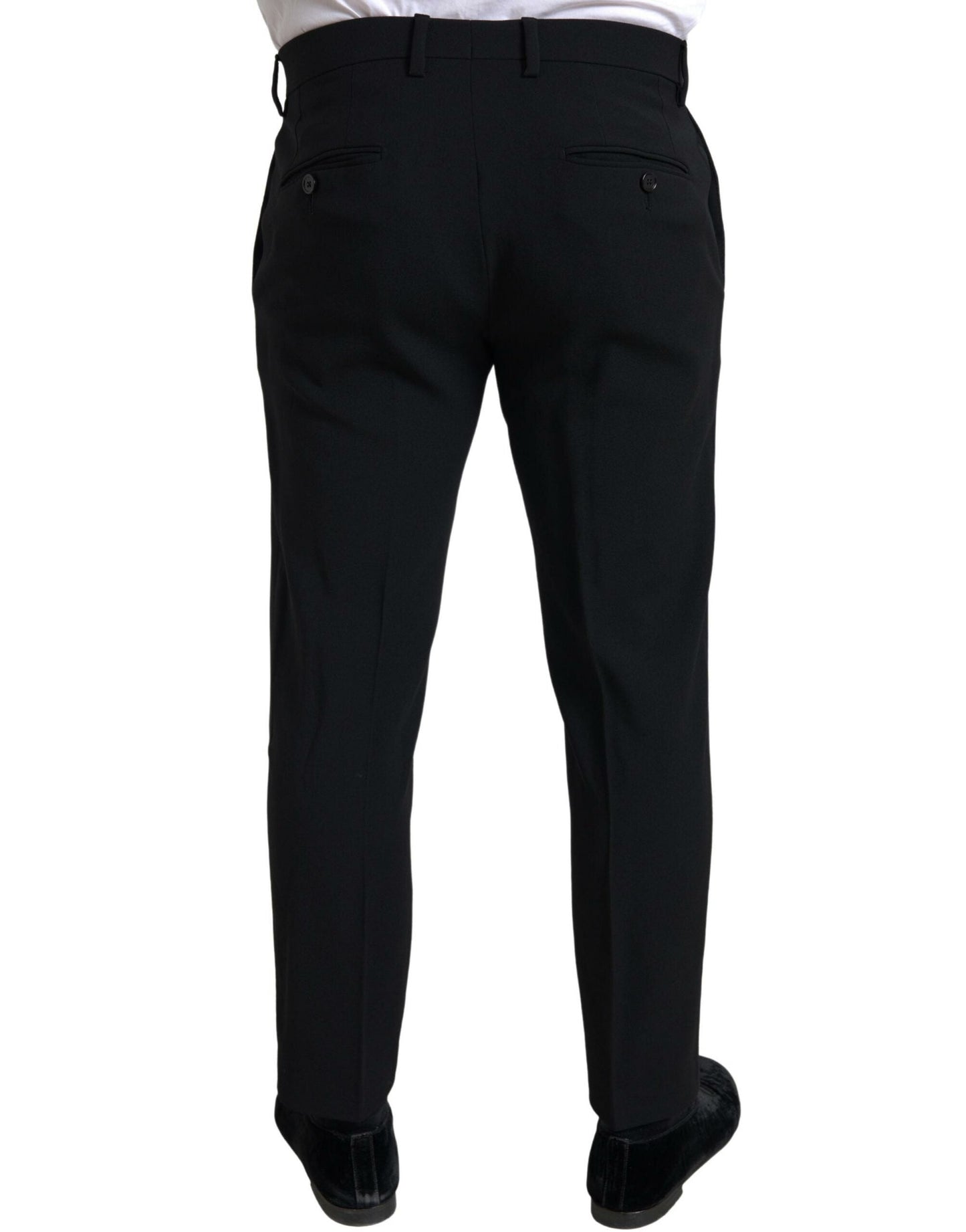 Dolce & Gabbana Black 2 Piece Double Breasted SICILIA Men's Suit