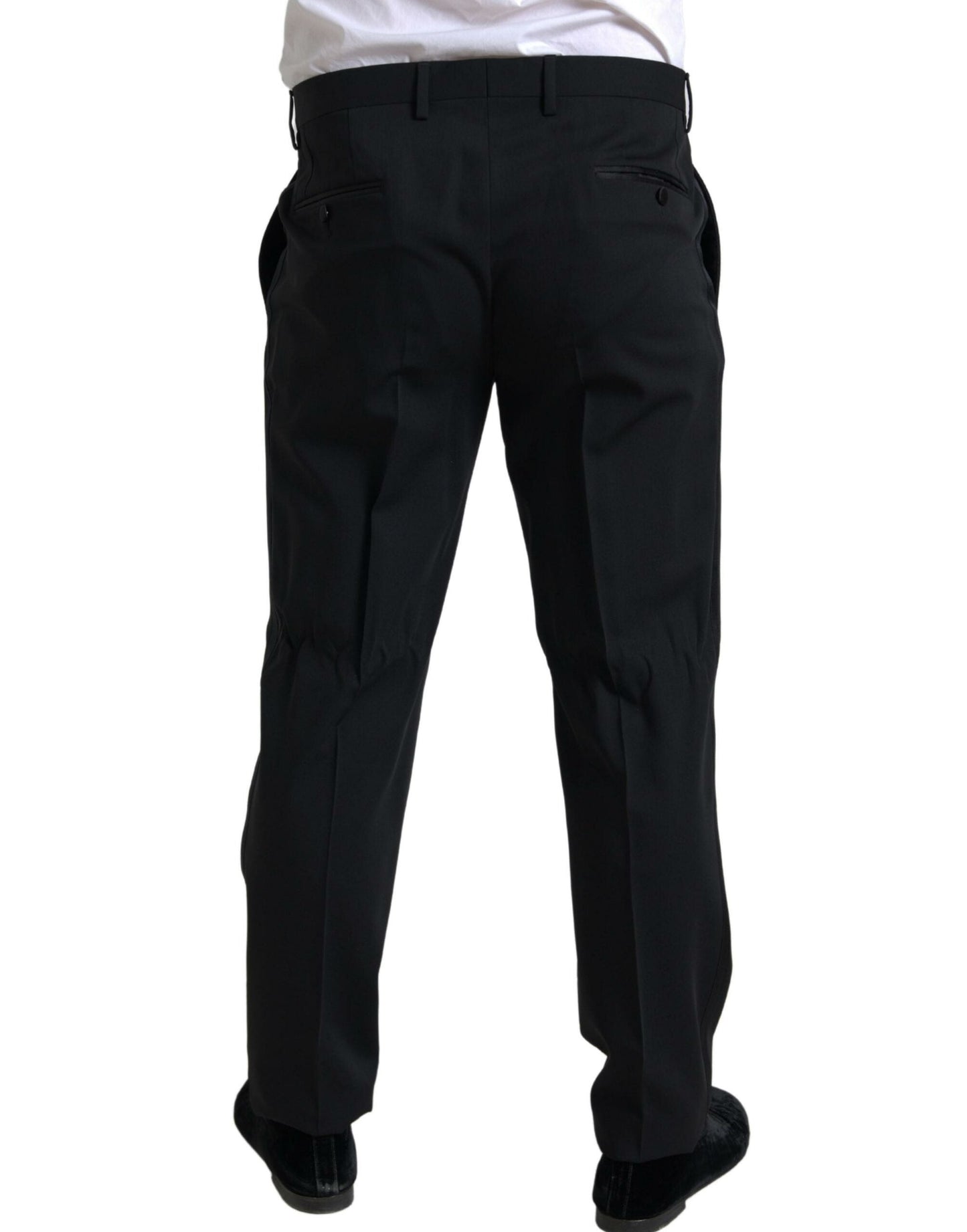 Dolce & Gabbana Black 2 Piece Single Breasted MARTINI Men's Suit