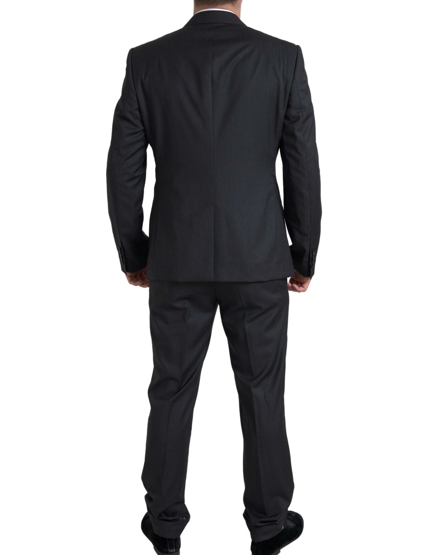 Dolce & Gabbana Black 2 Piece Single Breasted MARTINI Men's Suit