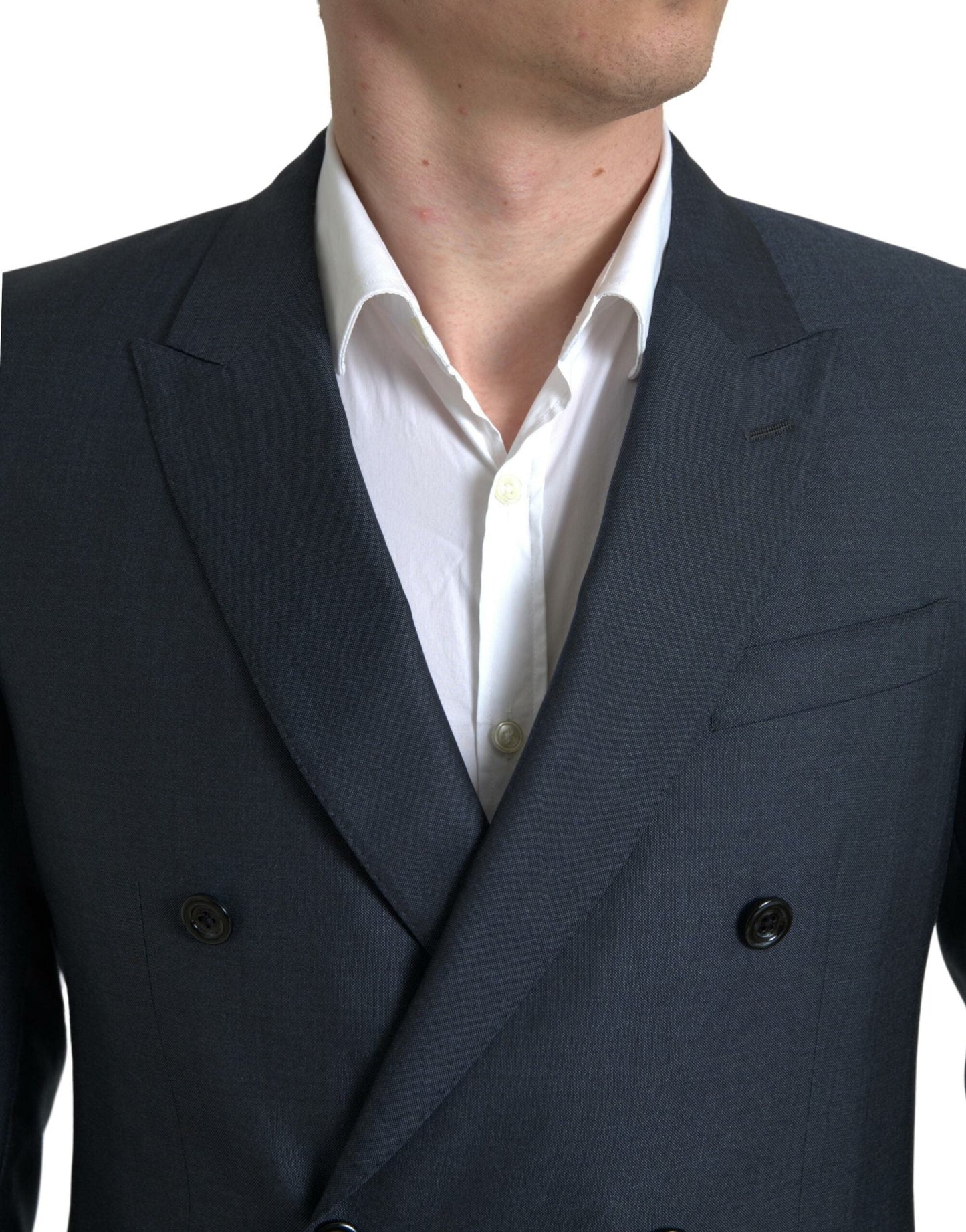 Dolce & Gabbana Blue 2 Piece Double Breasted MARTINI Men's Suit