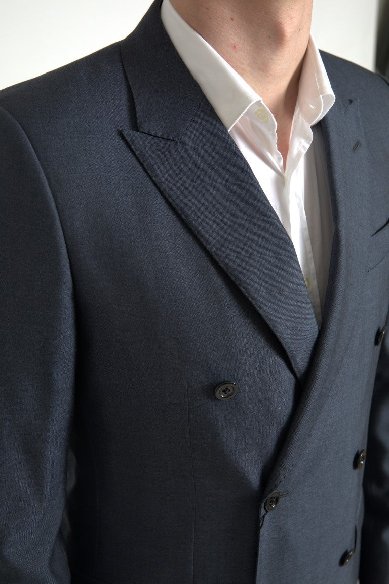 Dolce & Gabbana Blue 2 Piece Double Breasted MARTINI Men's Suit