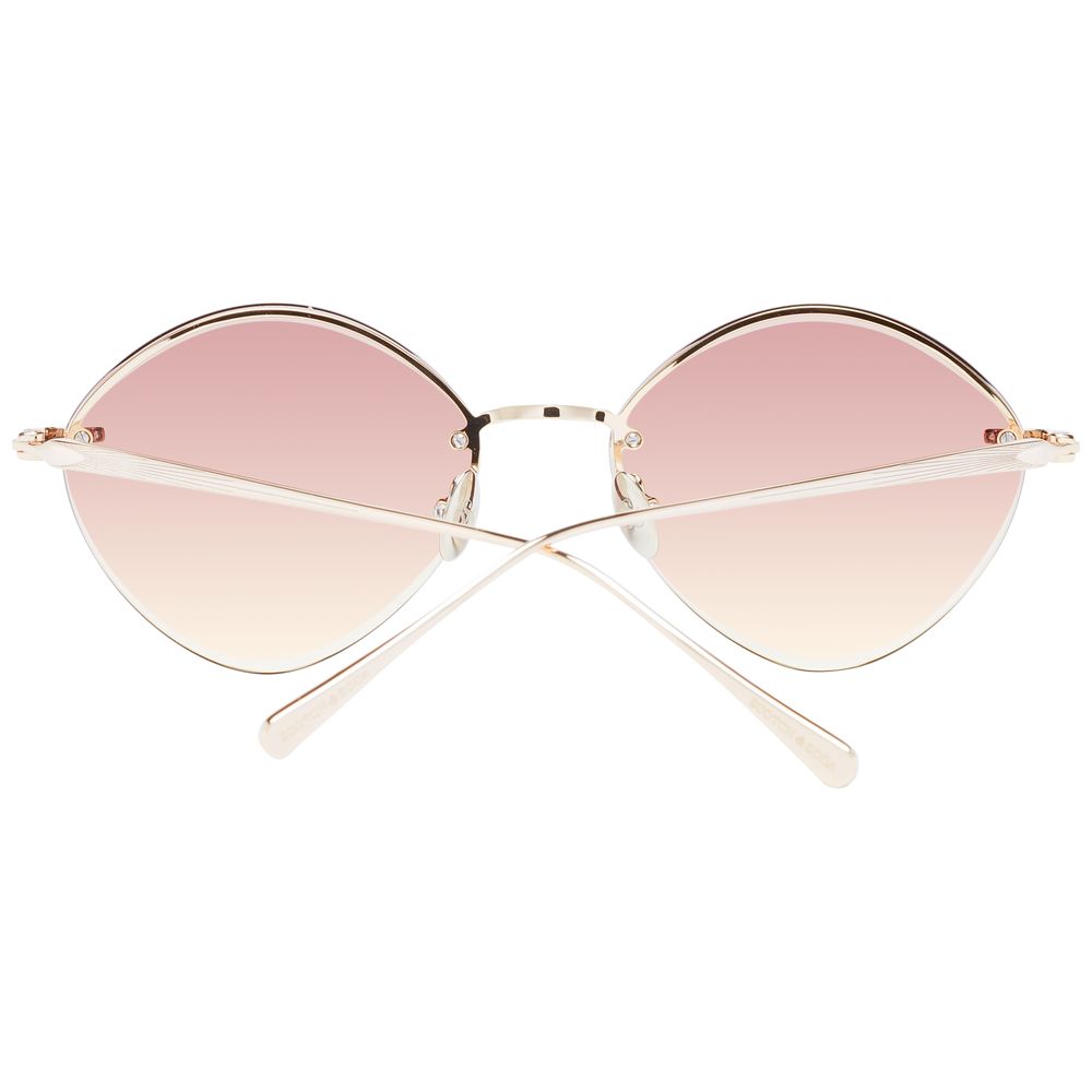Scotch & Soda Gold Stainless Steel Women's Sunglasses