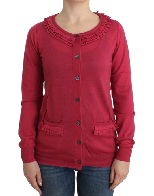 John Galliano Pink wool Women's cardigan