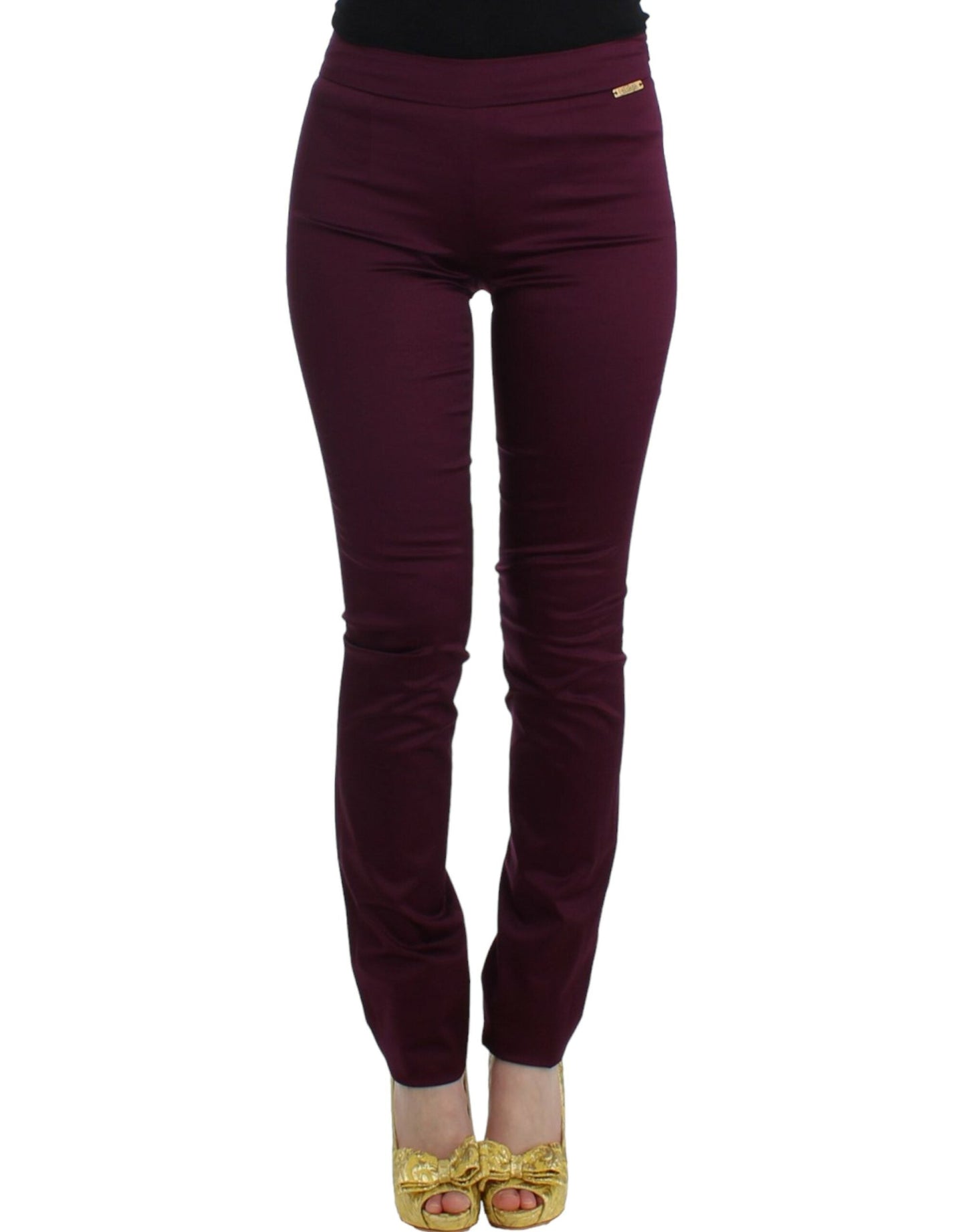 John Galliano Purple slim fit Women's pants