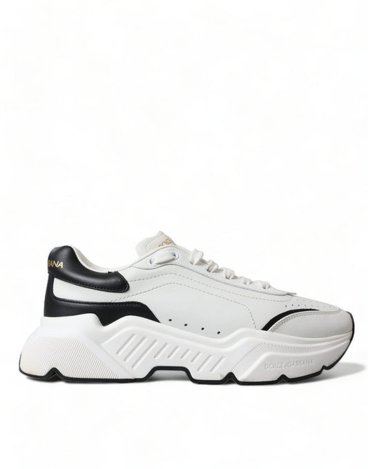 Dolce & Gabbana White Black Low Top Daymaster Sneakers Women's Shoes