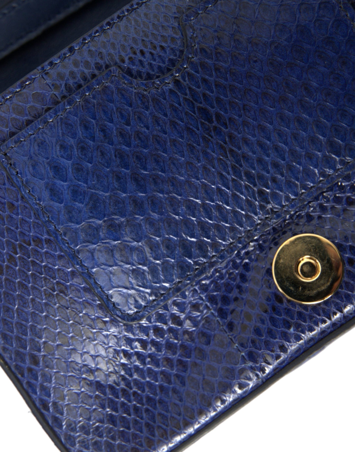 Dolce & Gabbana Dark Blue Fur Ayers Lily Twist Crossbody Shoulder Women's Bag