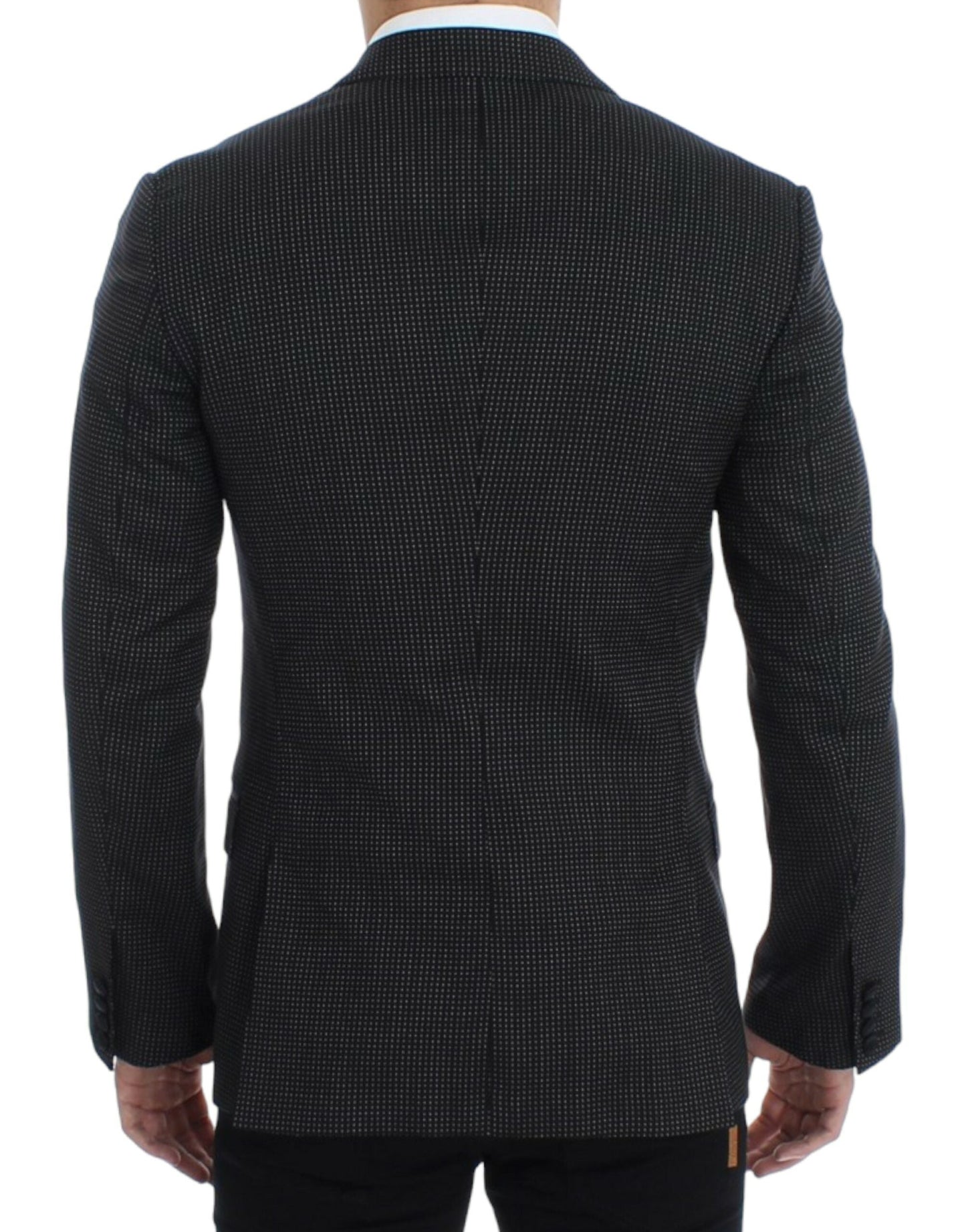 Dolce & Gabbana Black wool slim MARTINI Men's blazer