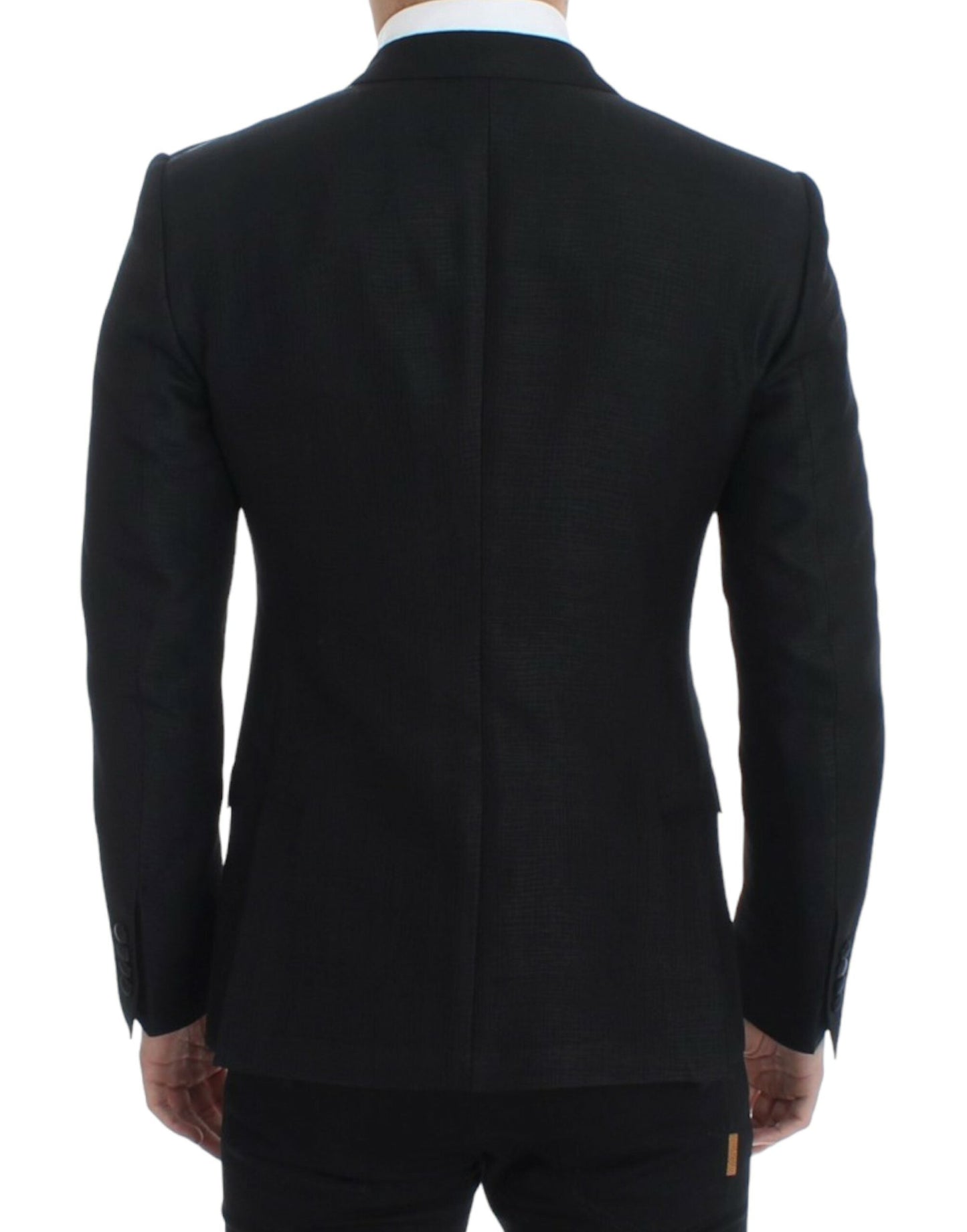 Dolce & Gabbana Black wool MARTINI slim Men's blazer