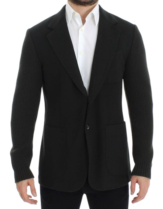 Dolce & Gabbana Green cashmere two button Men's blazer