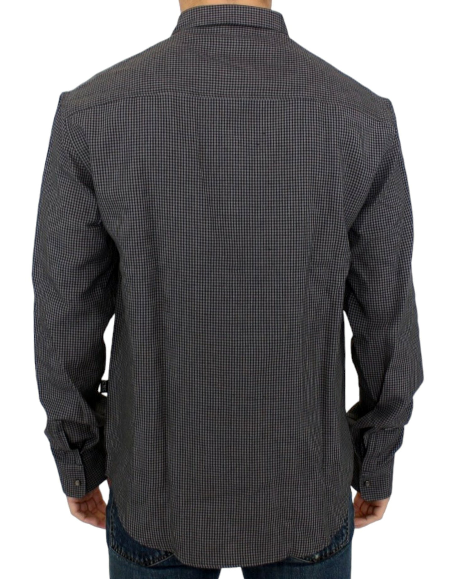 Costume National Gray linen casual Men's shirt
