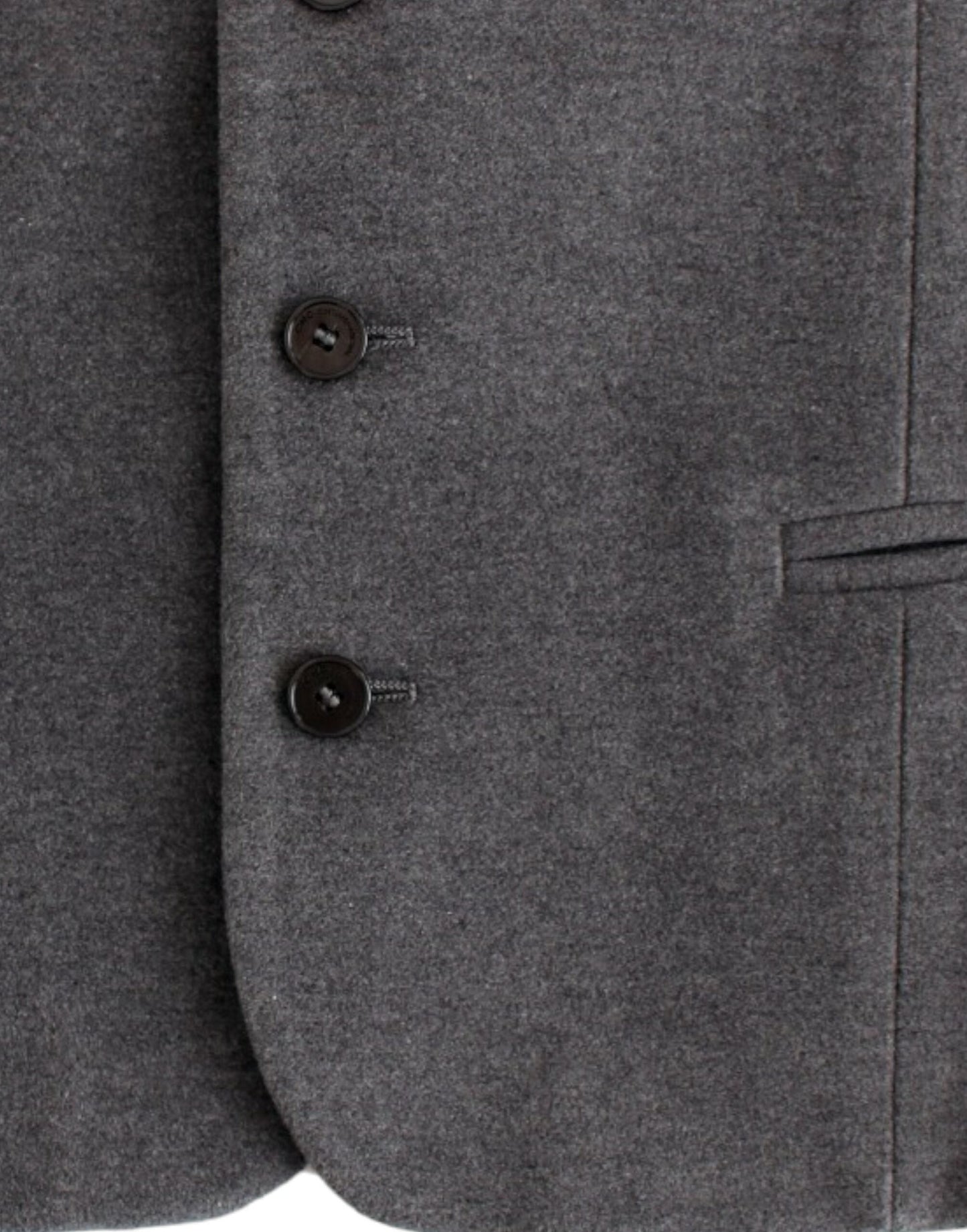 Costume National Gray cotton blend casual Men's vest