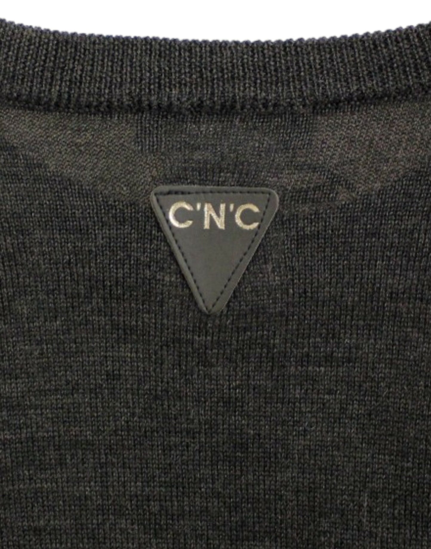 Costume National Gray crewneck pullover Men's sweater