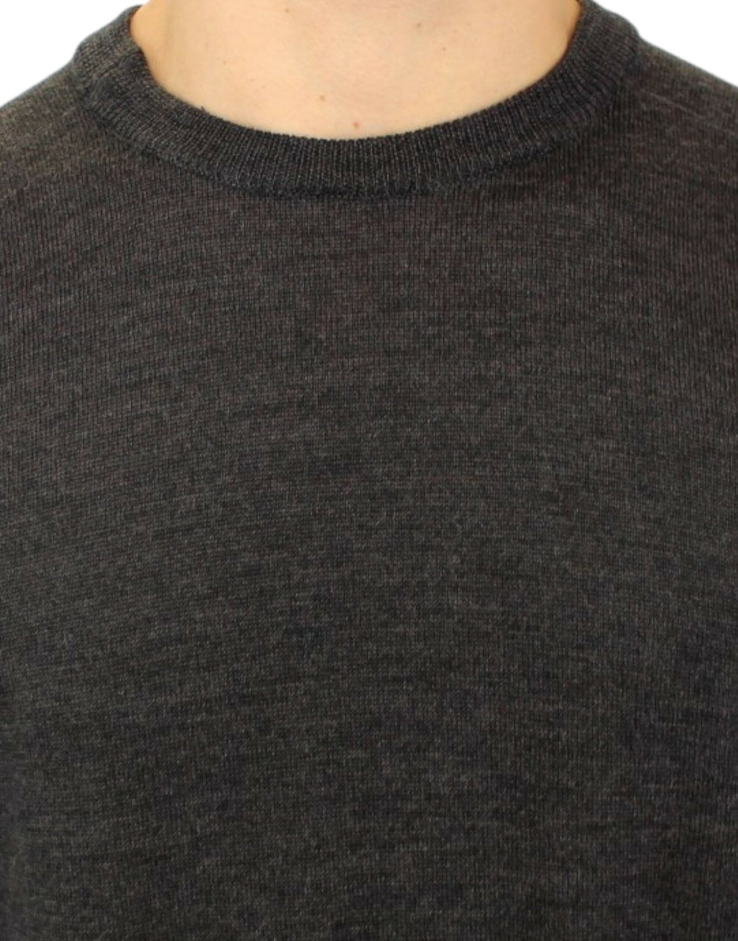 Costume National Gray crewneck pullover Men's sweater