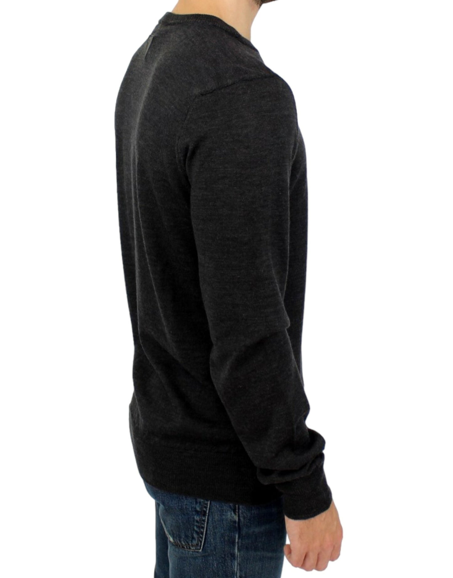 Costume National Gray crewneck pullover Men's sweater