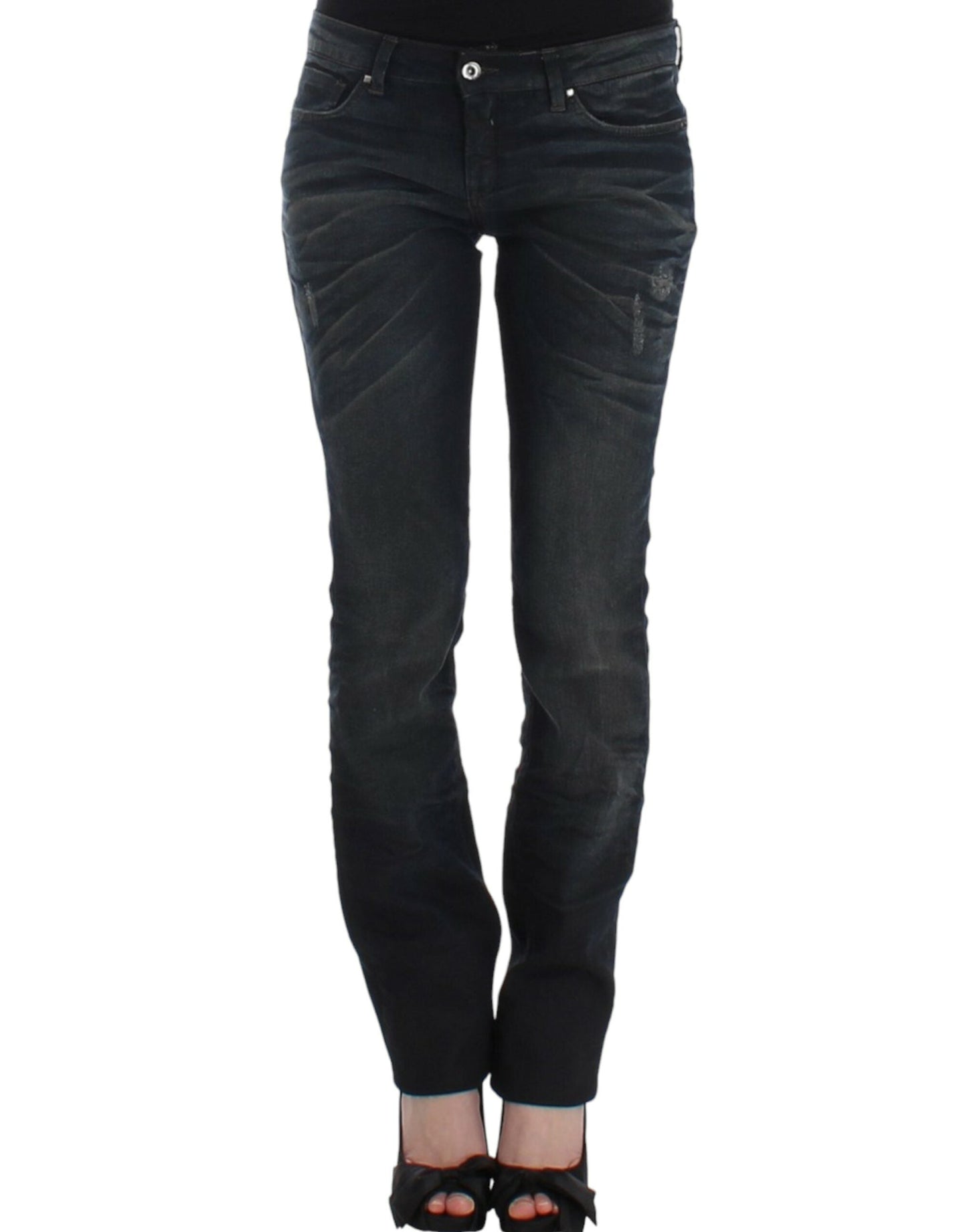 Costume National Blue skinnny leg Women's jeans