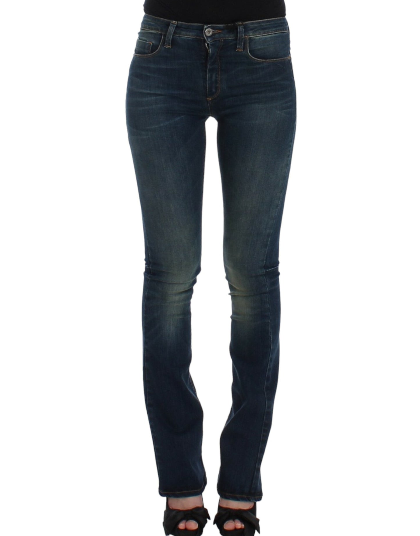 Costume National Blue straight leg Women's jeans