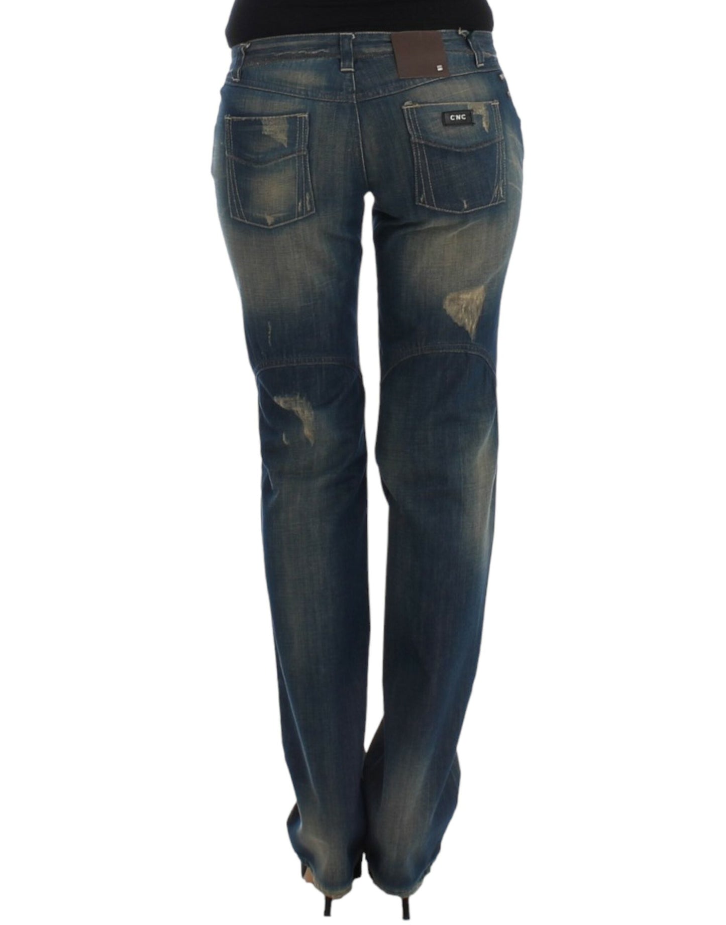 Costume National Blue straight leg Women's jeans