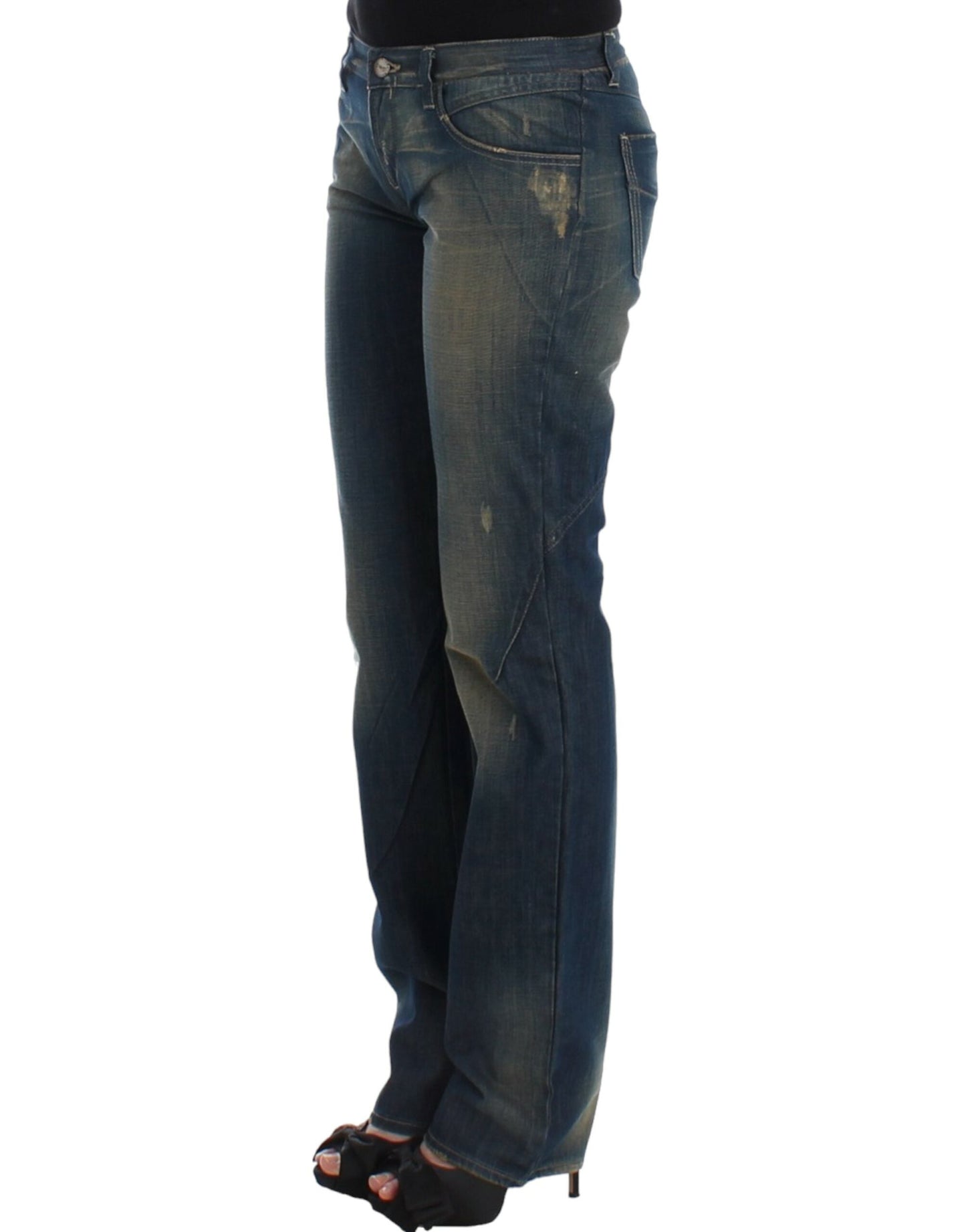 Costume National Blue straight leg Women's jeans