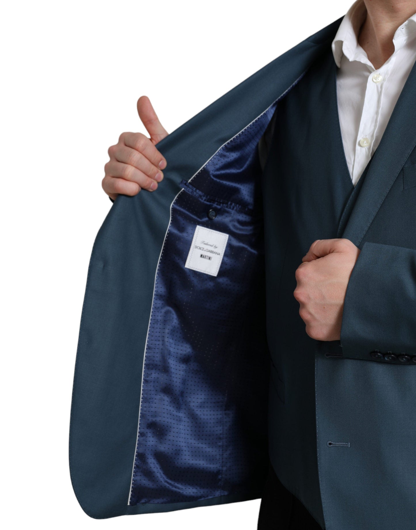 Dolce & Gabbana Green Single Breasted 2 Piece MARTINI Men's Suit